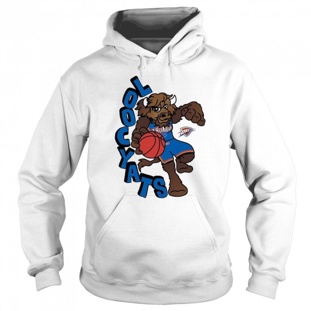 Oklahoma City Thunder NBA x Staycool Mascot Shirt Hoodie