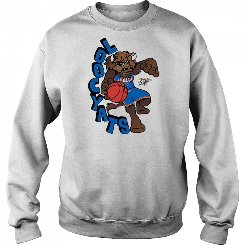 Oklahoma City Thunder NBA x Staycool Mascot Shirt Sweatshirt