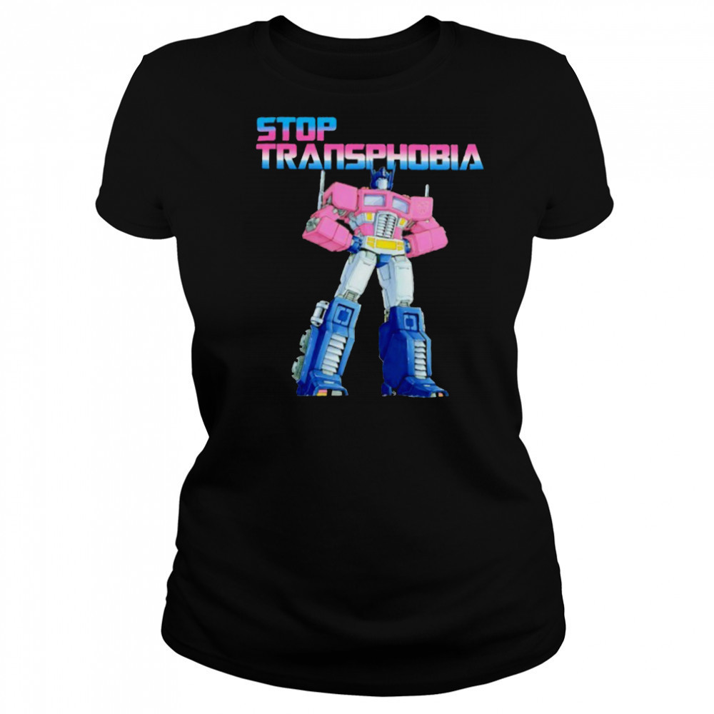 Optimus Prime Stop Transphobia shirt Women's T-shirt