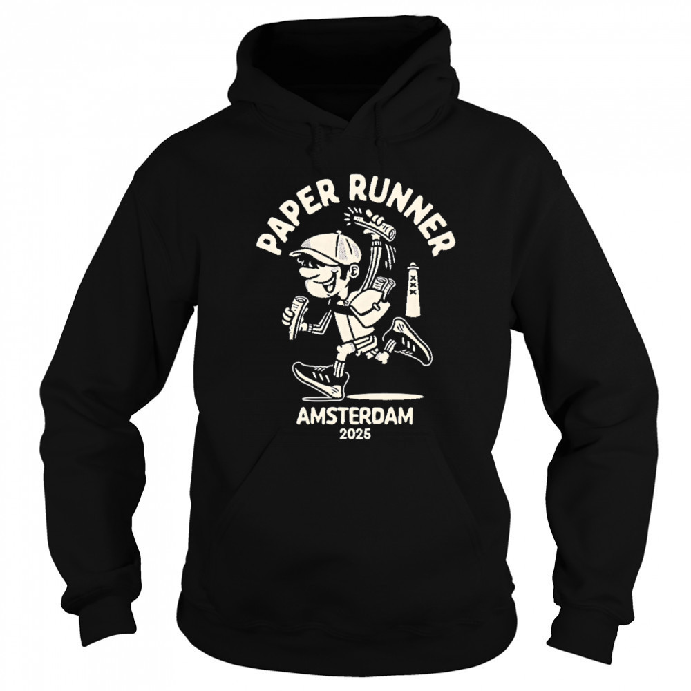 Paper Runner Amsterdam 2025 shirt Hoodie