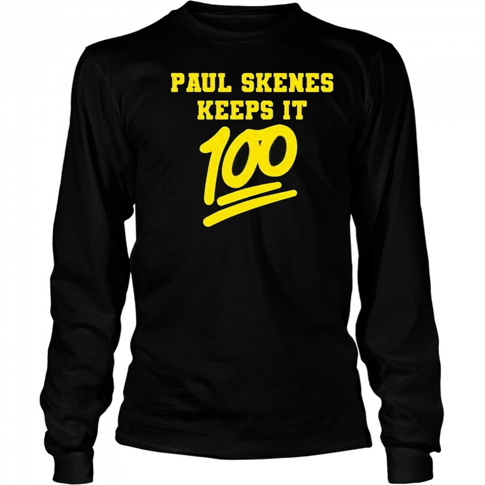 Paul Skenes keeps it 100 Pittsburgh Pirates baseball shirt Long Sleeved