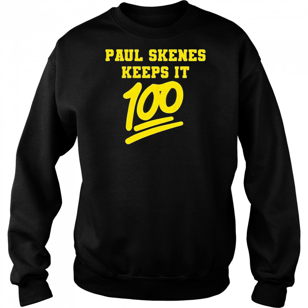 Paul Skenes keeps it 100 Pittsburgh Pirates baseball shirt Sweatshirt