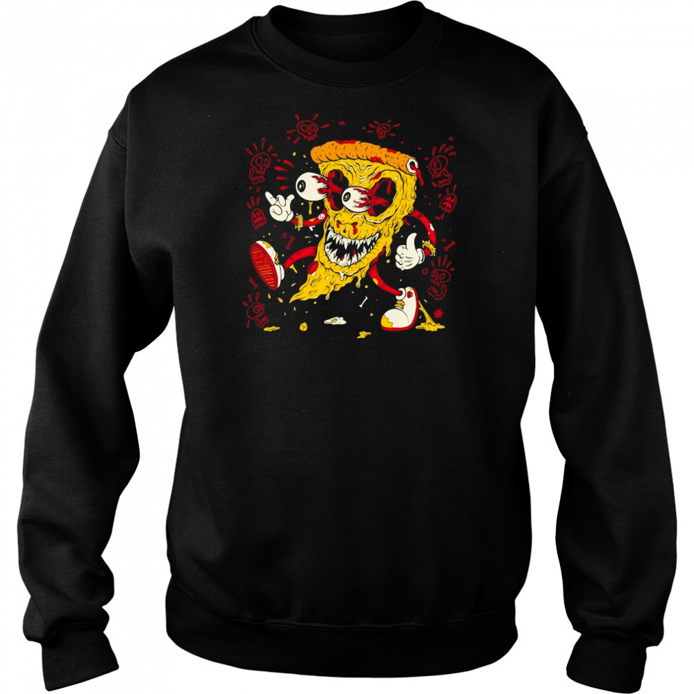 Pizza Monster T-shirt Sweatshirt