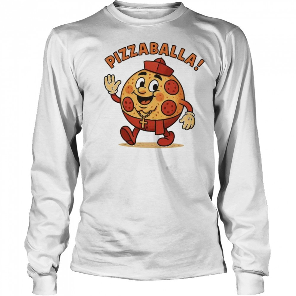 Pizzaballa Cardinal Pope pizza shirt Long Sleeved