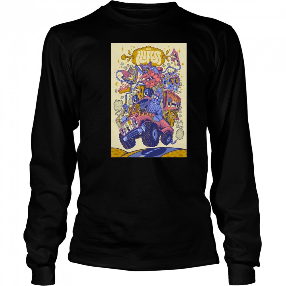 Poster Illfest Travis County Exposition Center Austin TX May 30-June 1 2025 Tour t-shirt Long Sleeved