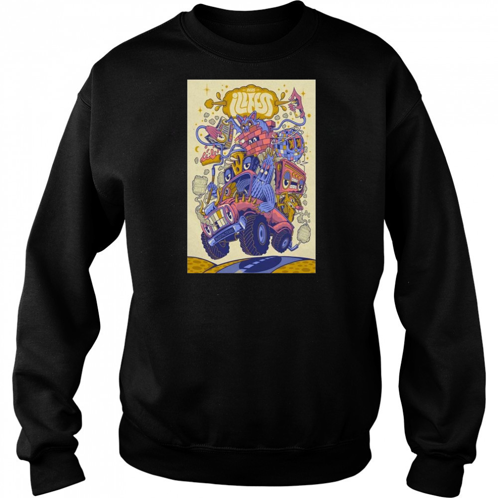 Poster Illfest Travis County Exposition Center Austin TX May 30-June 1 2025 Tour t-shirt Sweatshirt