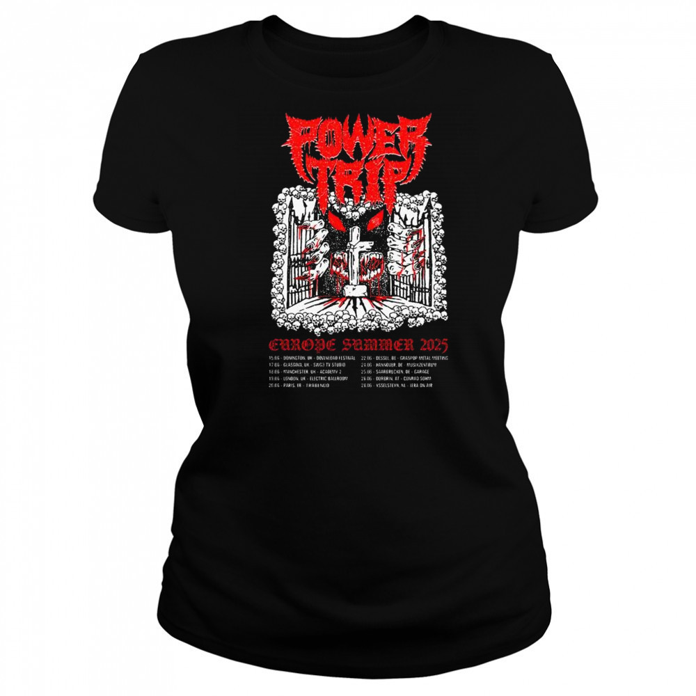 Power Trip Europe Summer Tour June 2025 t-shirt Women's T-shirt