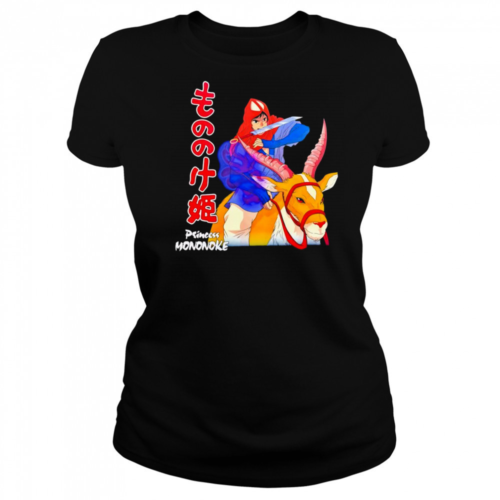 Princess Mononoke riding deer shirt Women's T-shirt