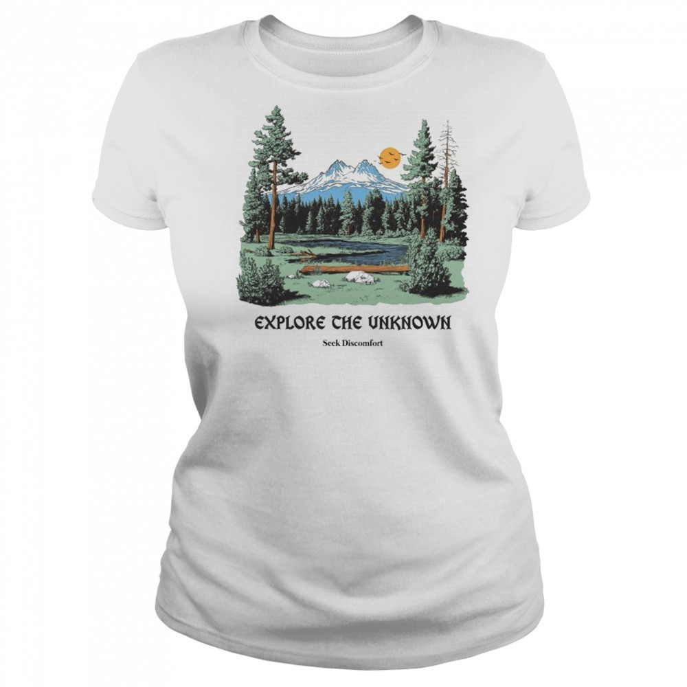 Seek Discomfort Explore The Unknownore T-shirt Women's T-shirt
