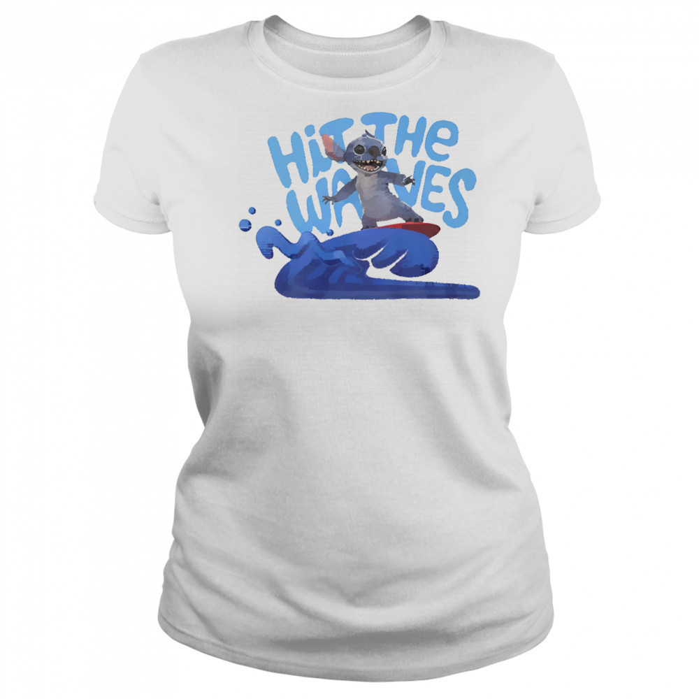Stitch Hit the Waves shirt Women's T-shirt