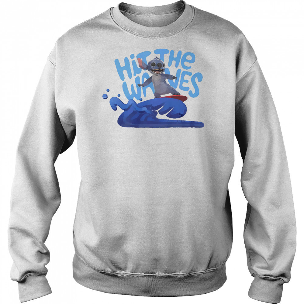 Stitch Hit the Waves shirt Sweatshirt
