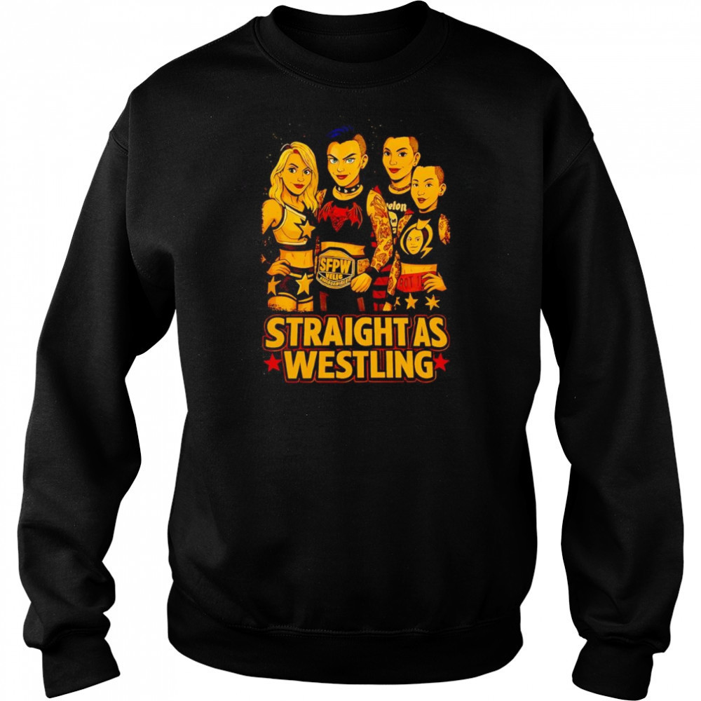Straight As Wrestling graphic shirt Sweatshirt