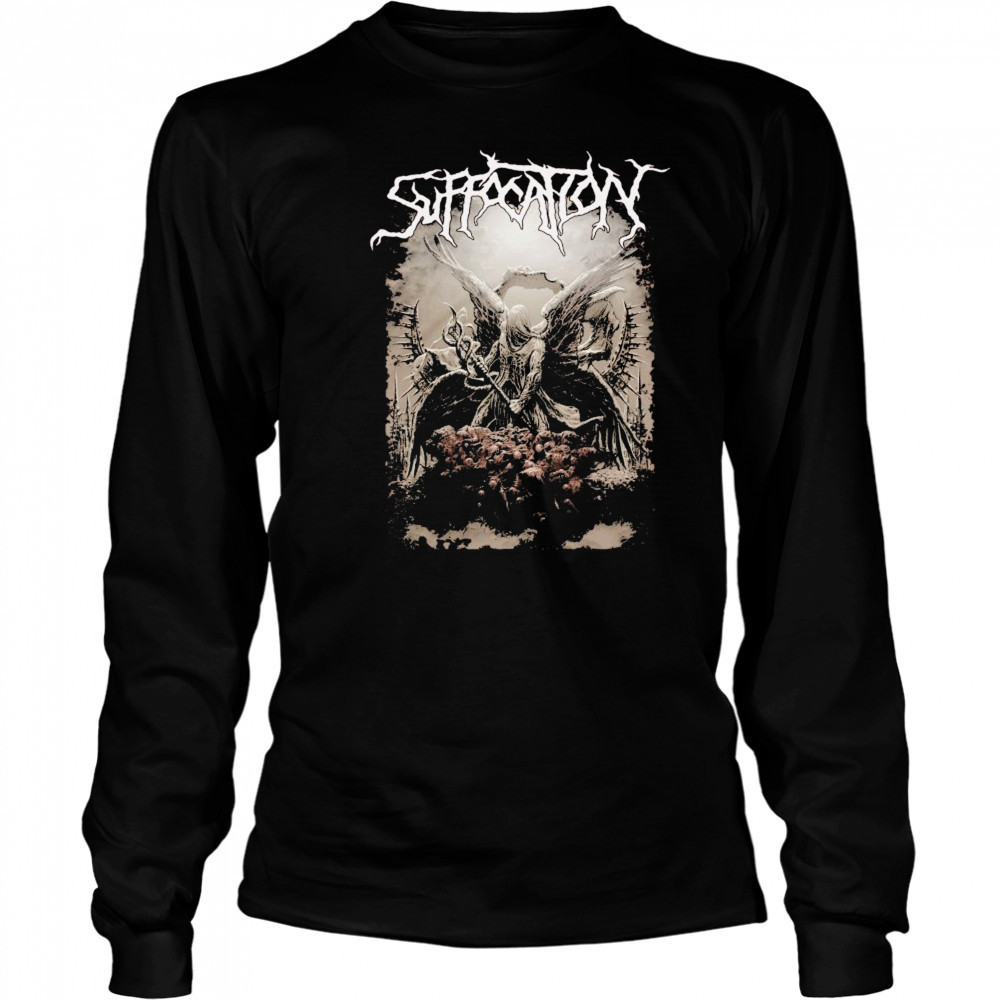 Suffocation Shred Angel T-shirt Long Sleeved