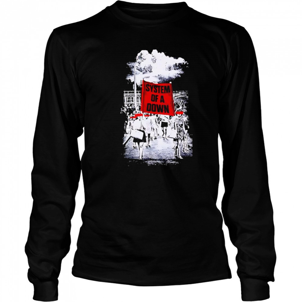 System Of A Down Red Flag shirt Long Sleeved