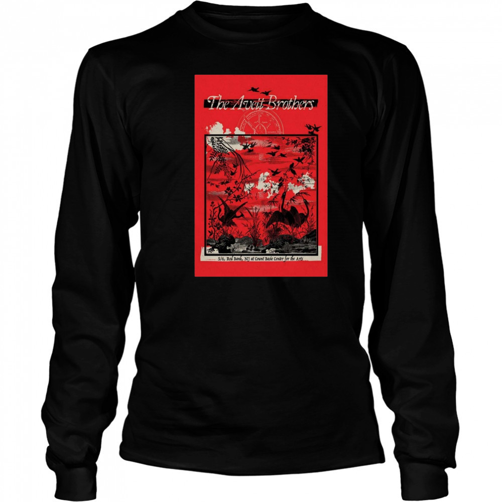 The Avett Brothers Count Basie Center For The Arts Red Bank NJ May 6 2025 Concert t-shirt Long Sleeved