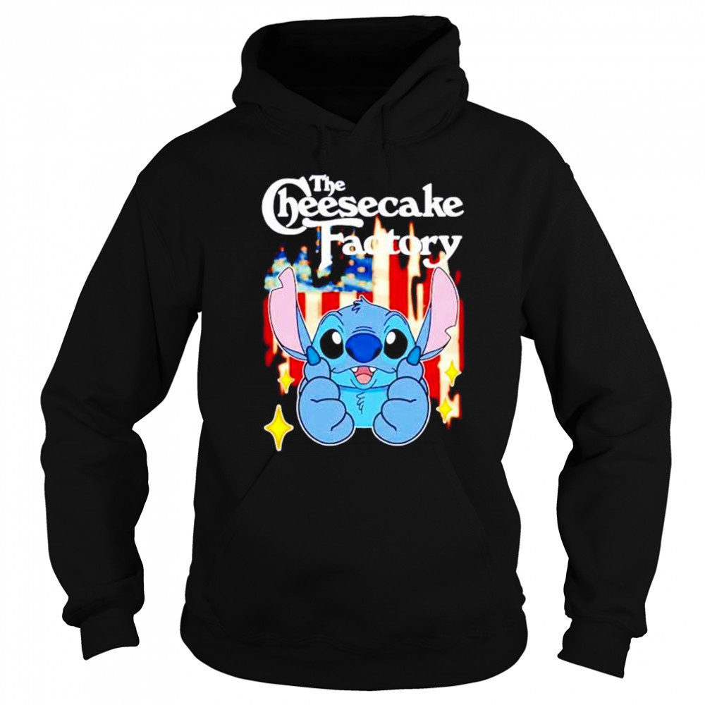 The Cheesecake Factory Stitch US flag 4th of July shirt Hoodie