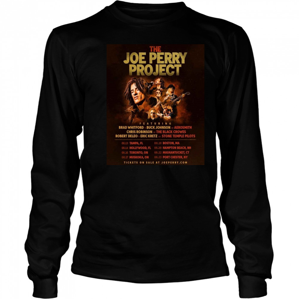 The Joe Perry Project Launching Summer Tour 2025 Tour shirt Long Sleeved