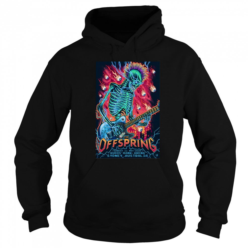The Offspring Qudos Bank Arena May 11 2025 Tour Shirt Hoodie