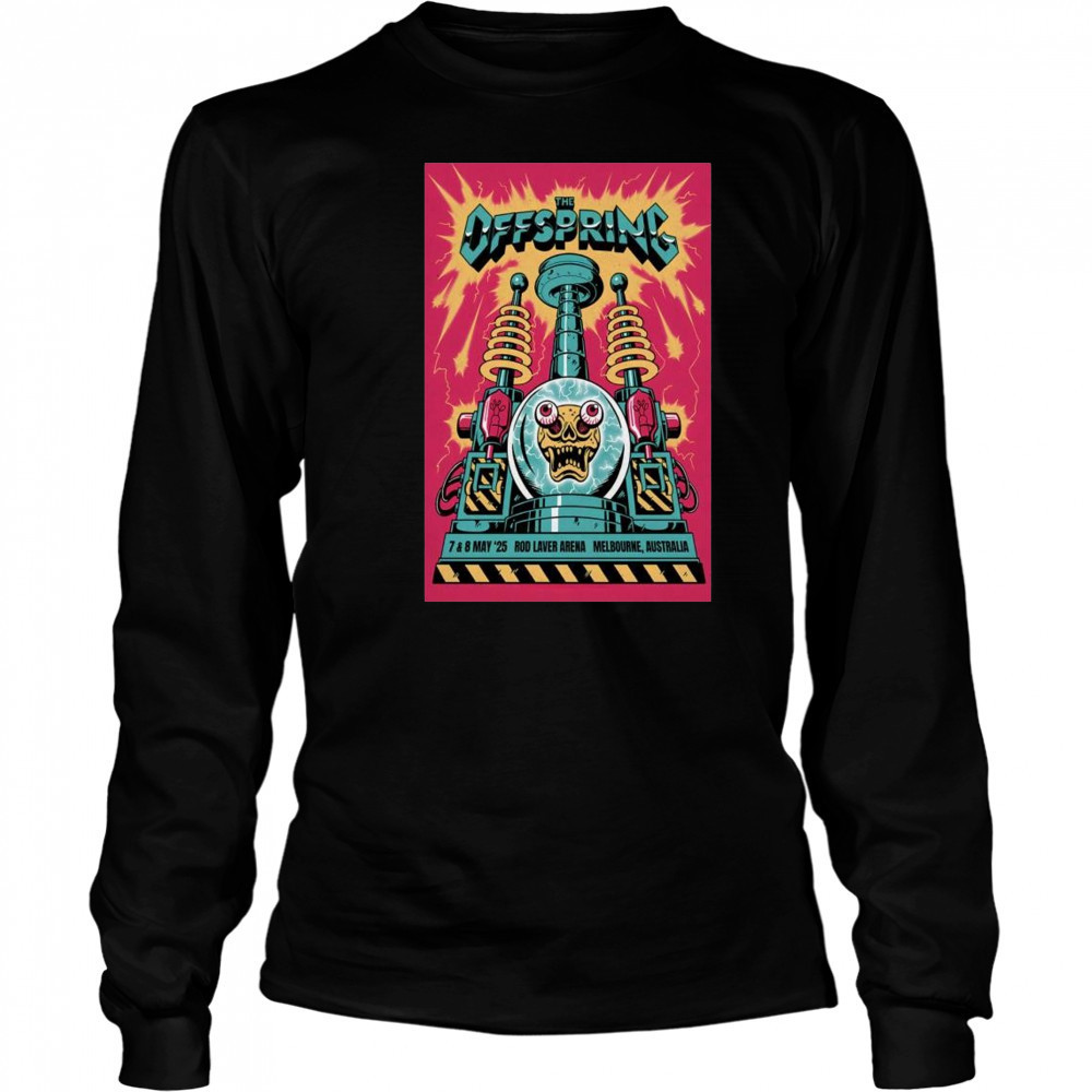 The Offspring Rod Laver Arena Melbourne, Australia May 7-8 2025 Tour t-shirt Long Sleeved
