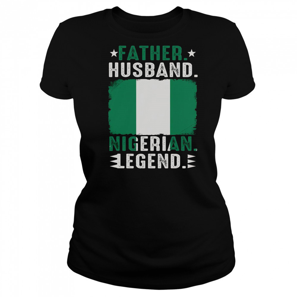 Top Father Husband Nigeria Father’s Day Proud Dad Family Lover T-Shirt Women's T-shirt