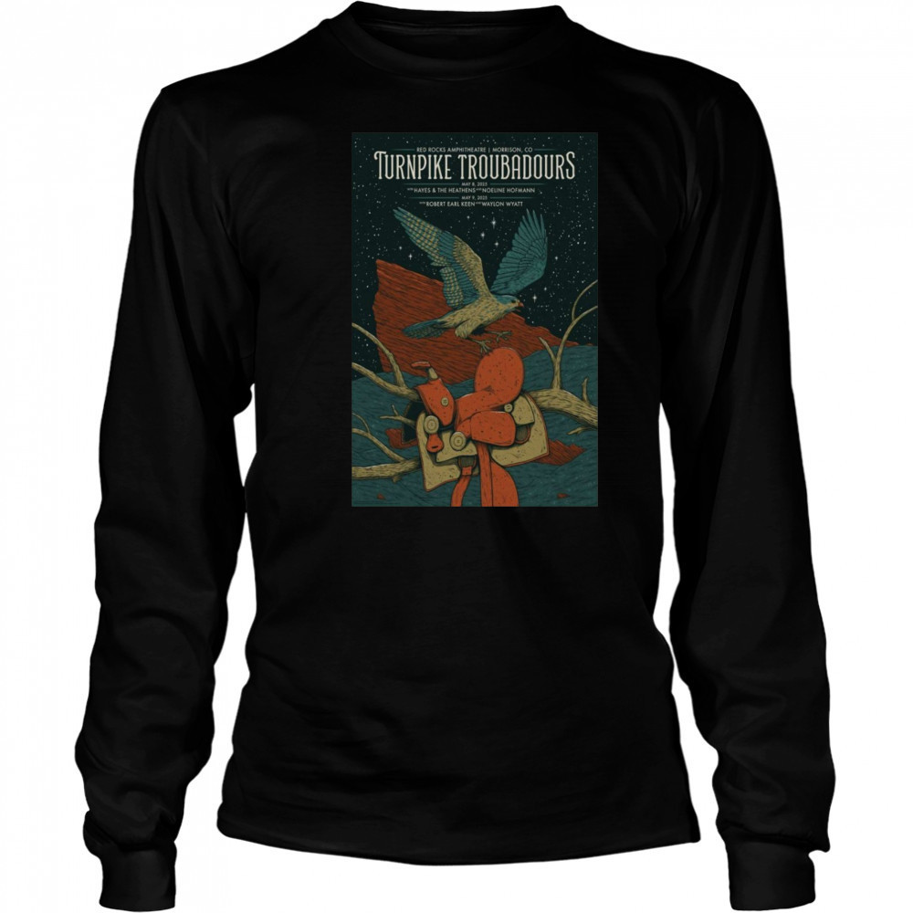 Turnpike Troubadours Red Rocks Amphitheatre Morrison, CO May 8-9 2025 Tour Shirt Long Sleeved