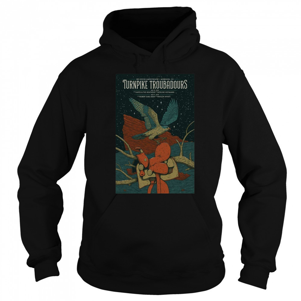 Turnpike Troubadours Red Rocks Amphitheatre Morrison, CO May 8-9 2025 Tour Shirt Hoodie