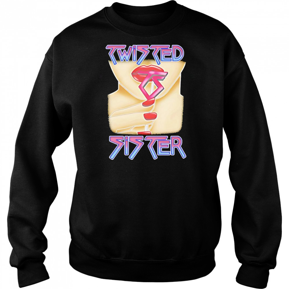 Twisted sister kiss shirt Sweatshirt