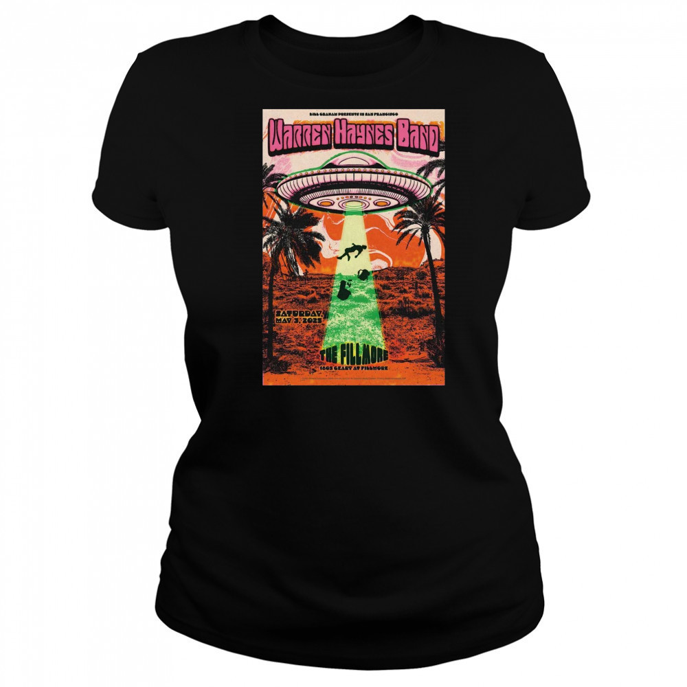 Warren Haynes Band The Fillmore in San Francisco CA Saturday May 3 2025 Tour t-shirt Women's T-shirt