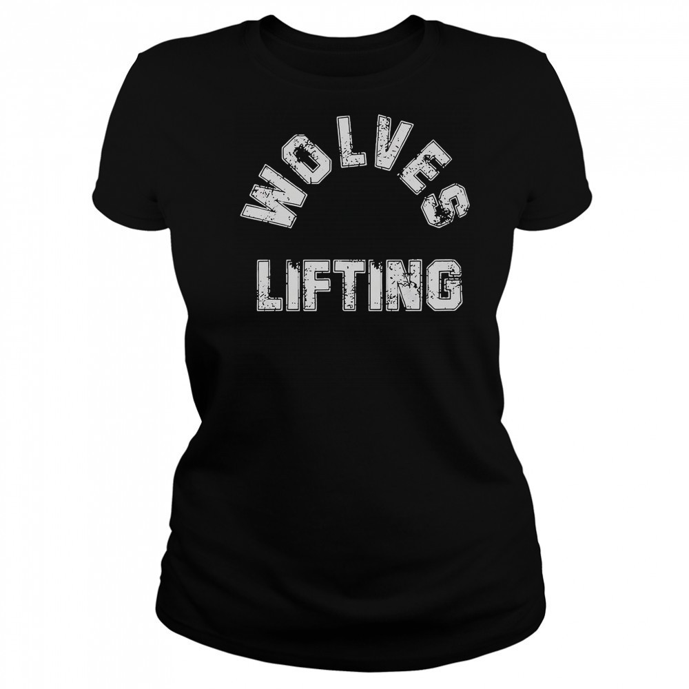 Wolves Lifting Retro T-Shirt Women's T-shirt