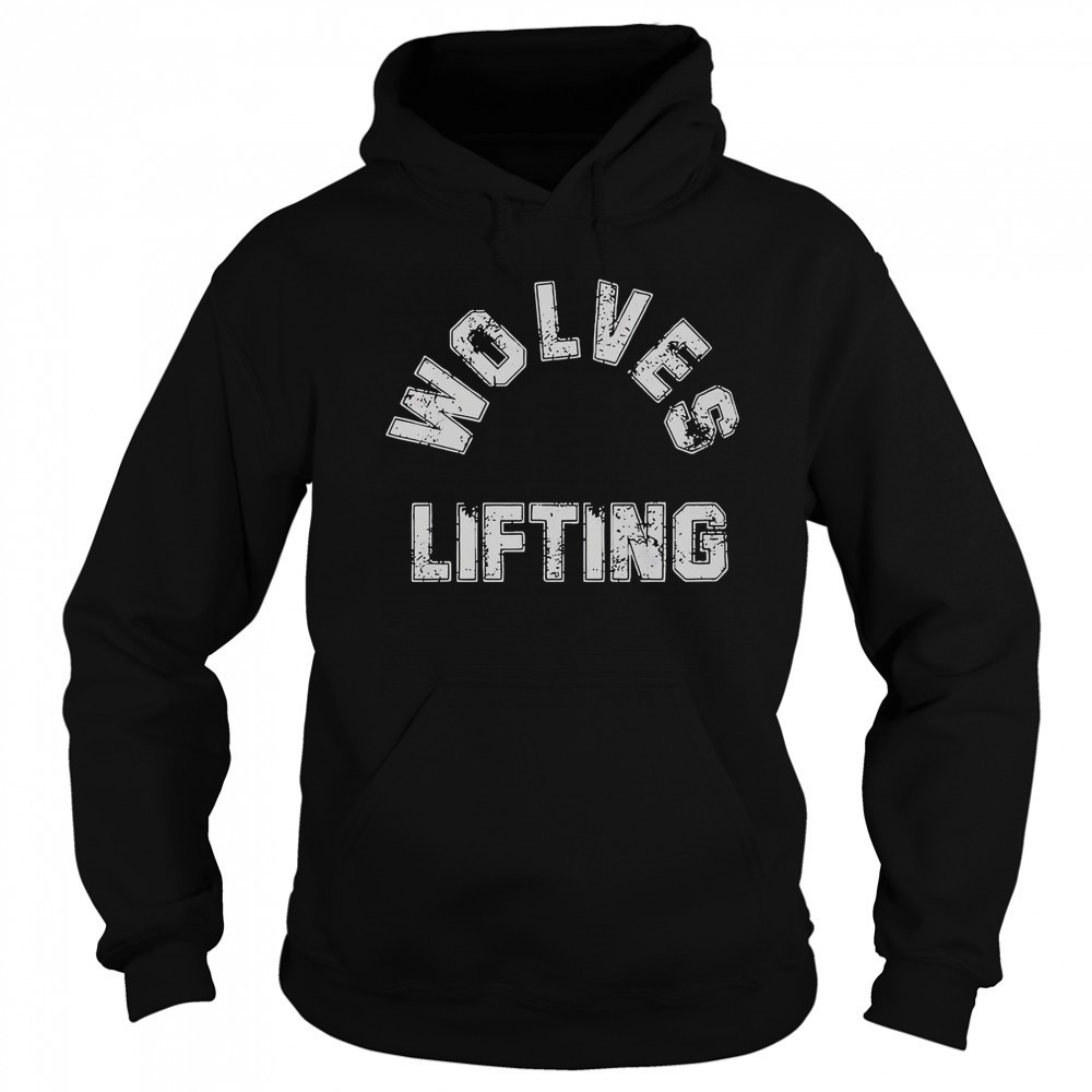 Wolves Lifting Retro T-Shirt Hoodie