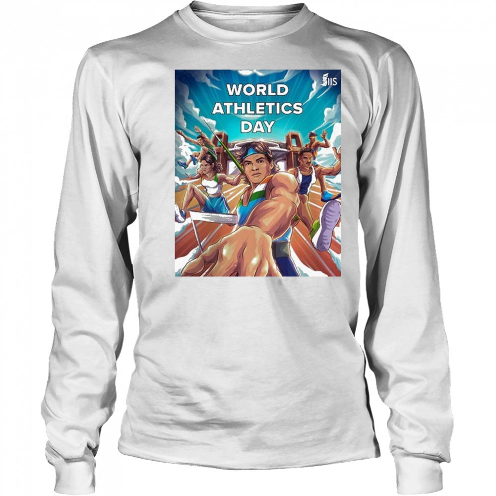 World Athletics Day T-shirt Long Sleeved