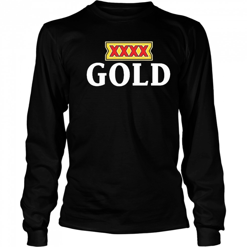 XXXX Gold Beer Logo T-shirt Long Sleeved