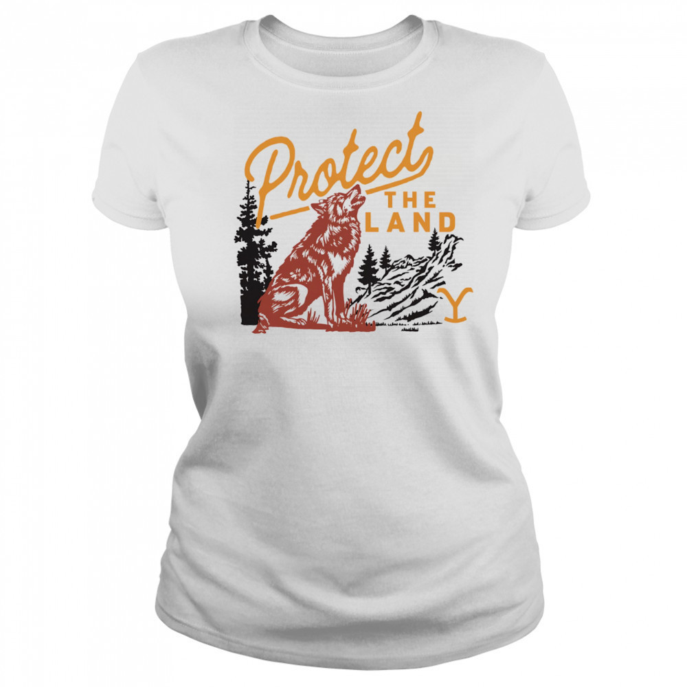 Yellowstone Protect the Land Wolf shirt Women's T-shirt