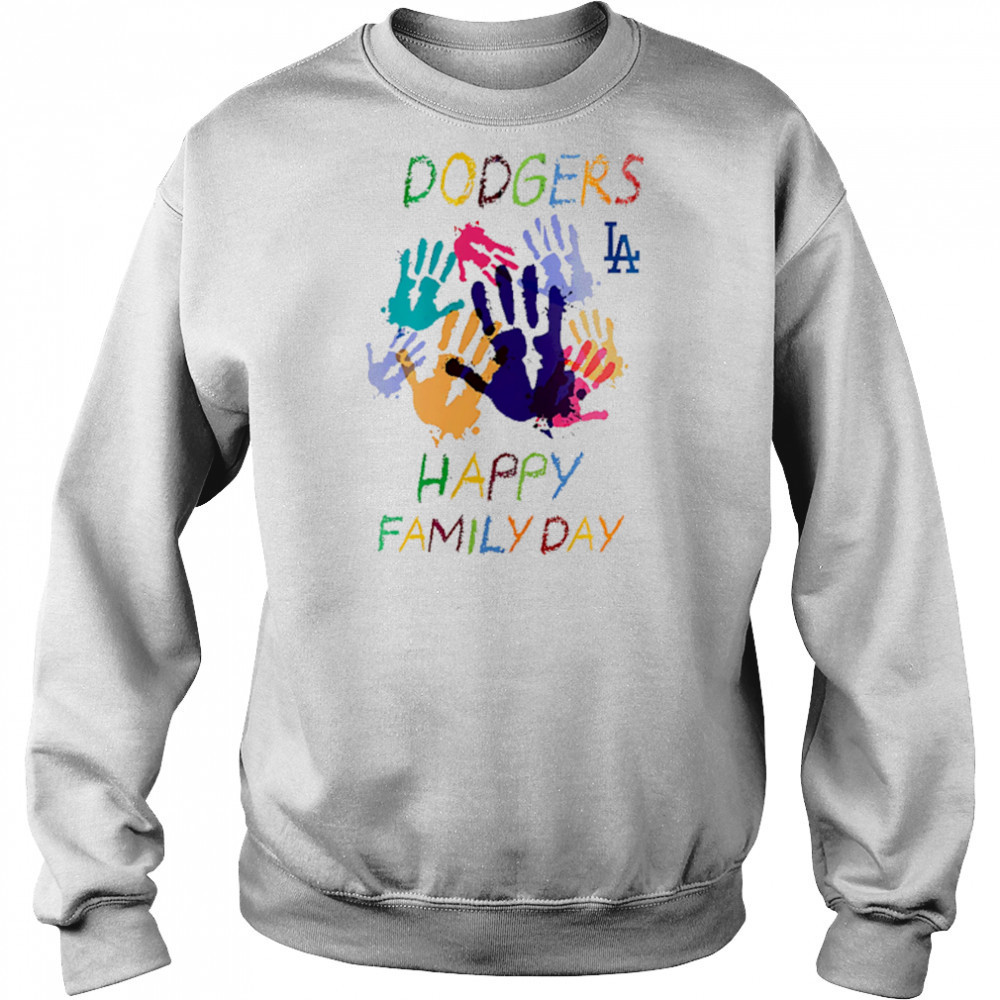 2025 LA Dodgers Happy Family Day shirt Sweatshirt
