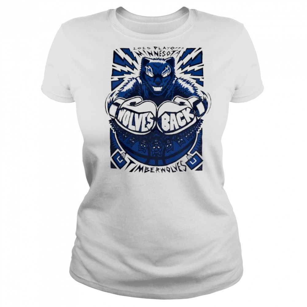 2025 Playoffs Minnesota Timberwolves Wolves back shirt Women's T-shirt
