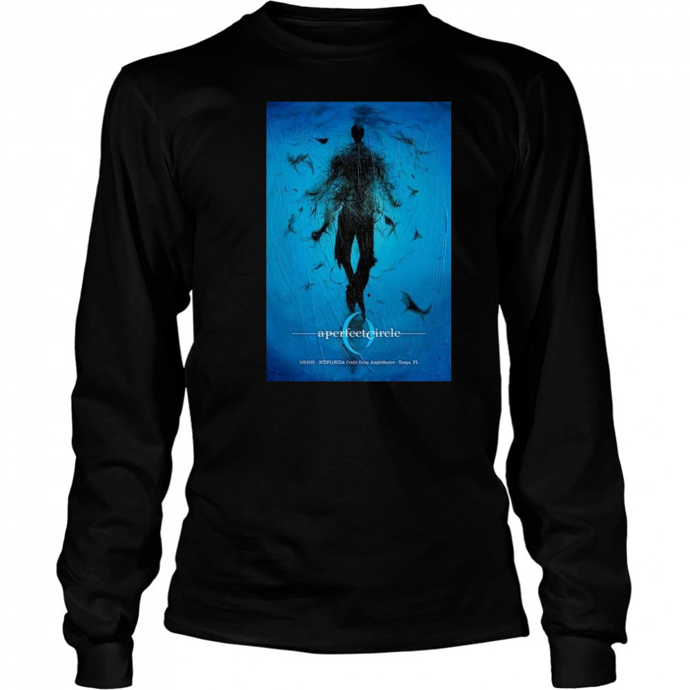 A Perfect Circle MIDFLORIDA Credit Union Amphitheatre, Tampa, FL May 8 2025 Concert t-shirt Long Sleeved