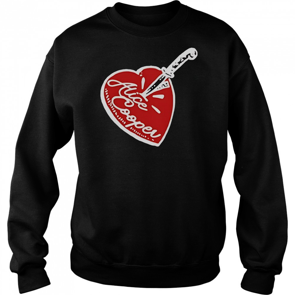 Alice Cooper Stab Heart Knife T-Shirt Sweatshirt
