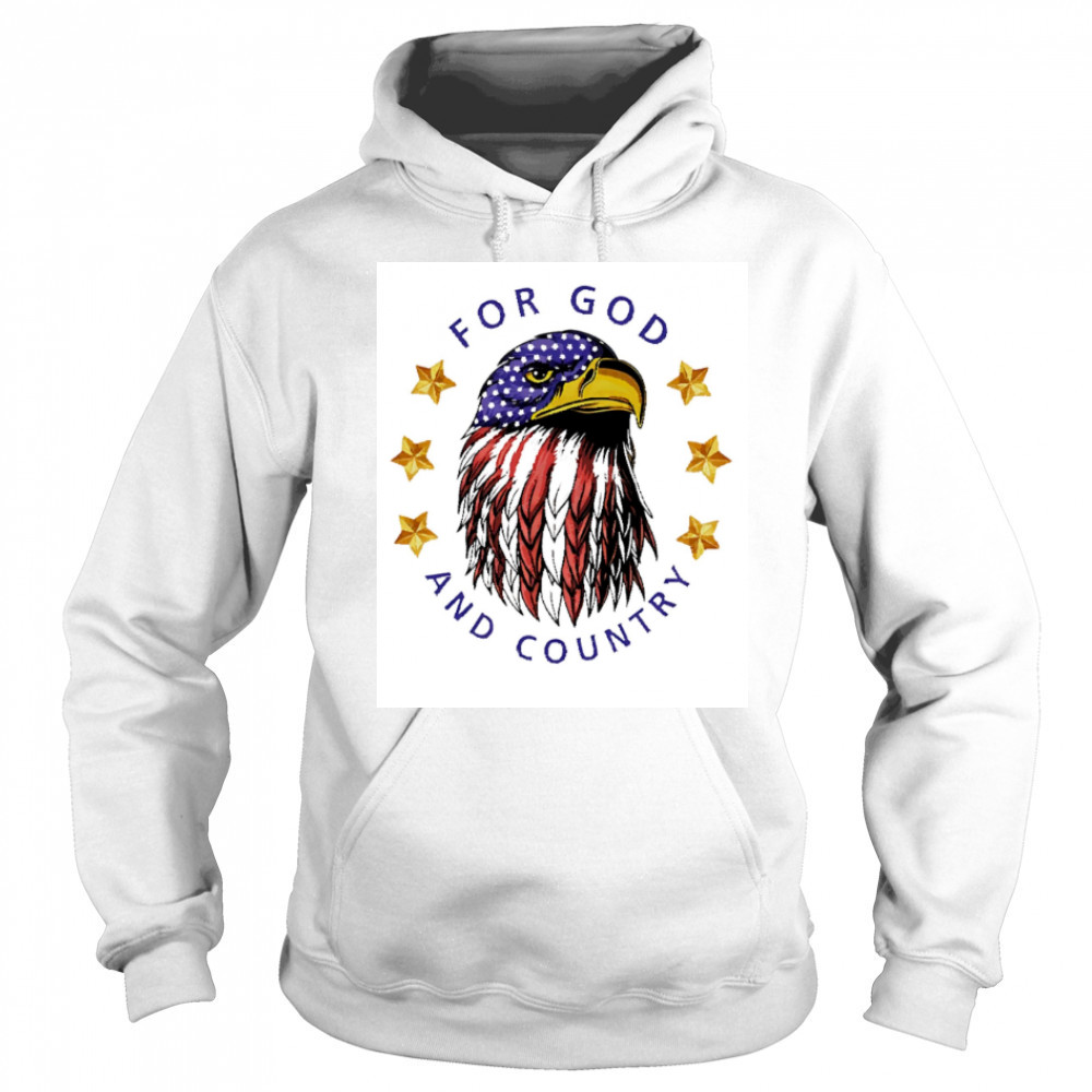 American Eagle For God and Country shirt Hoodie