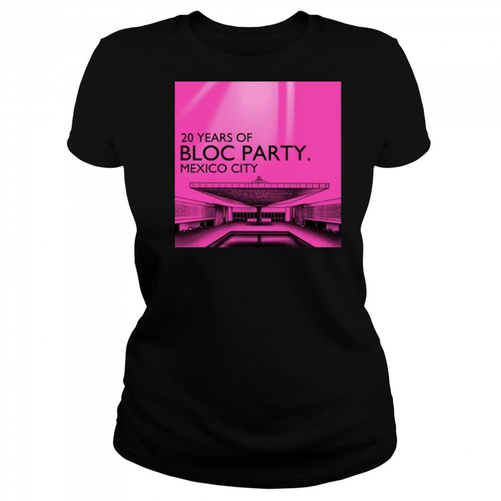 Bloc Party 20 Year Of Mexico City 2025 t-shirt Women's T-shirt