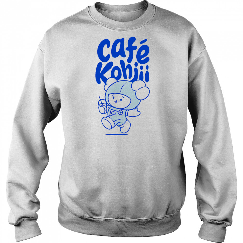 Cafe Kohjii funny cartoon shirt Sweatshirt