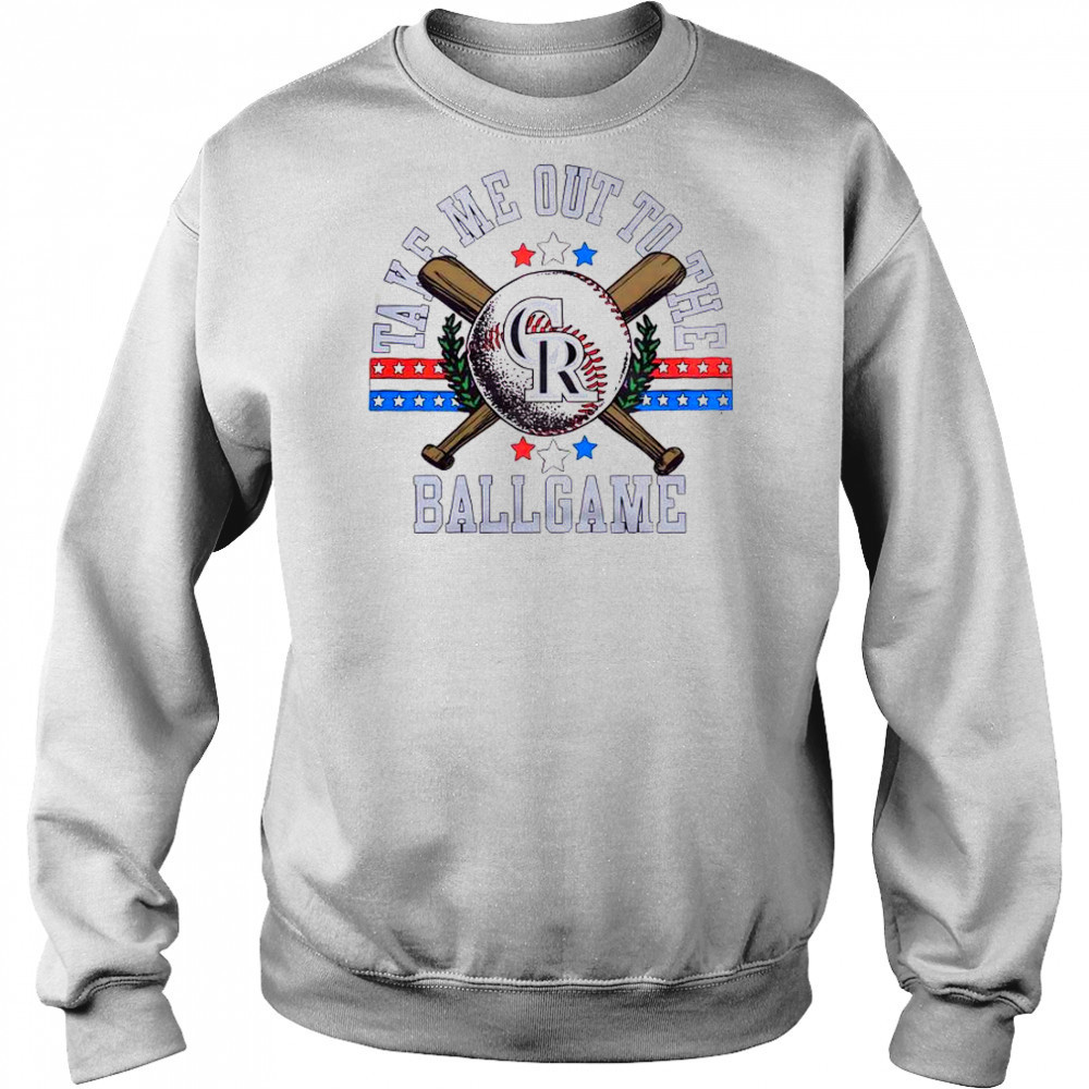 Colorado Rockies Take Me Out To The Ballgame T-Shirt Sweatshirt