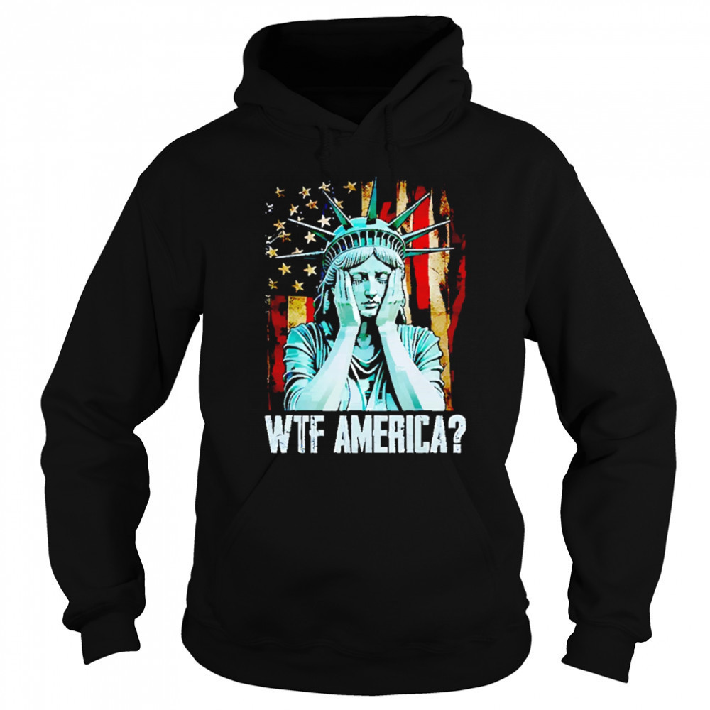 Disappointed Statue Of Liberty USA WTF American shirt Hoodie