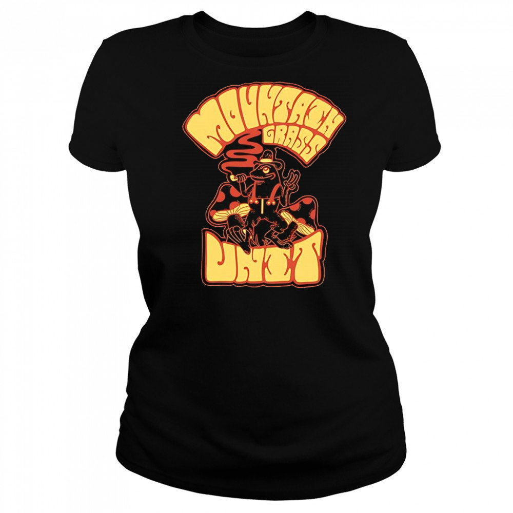 Elliott Hayes Mountain Grass Unit Smokin’ Frog shirt Women's T-shirt