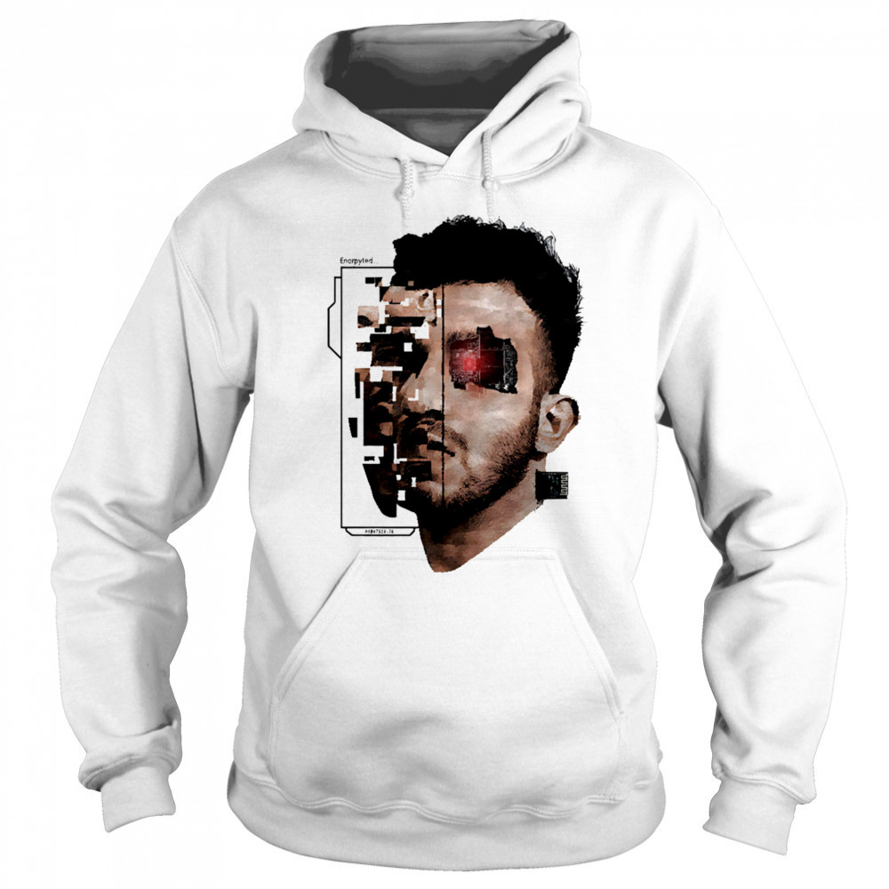 Encrypted technology robots shirt Hoodie
