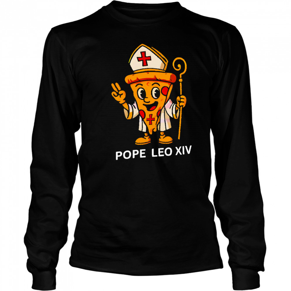 Funny Pope Leo Xiv Robert Prevost Pope American Pope shirt Long Sleeved