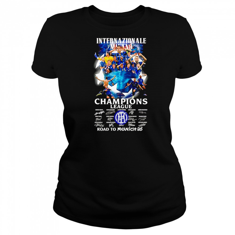 Internazionale Milano Champions League road to Munich 25 shirt Women's T-shirt