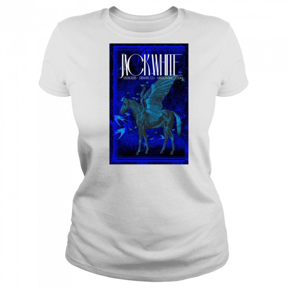 Jack White Tour May 8 2025 Mission Ballroom Denver CO t-shirt Women's T-shirt