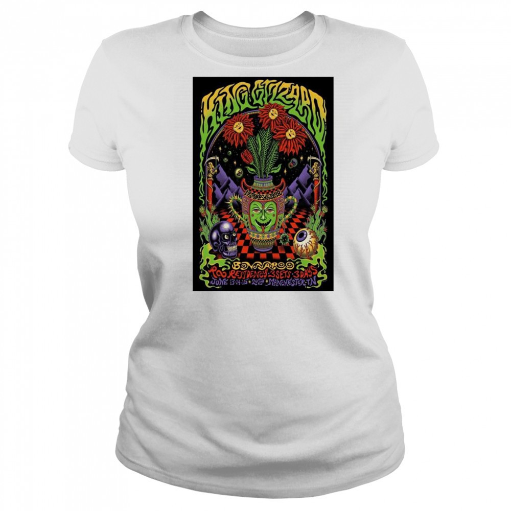 King Gizzard & The Lizard Wizard Bonnaroo Manchester TN June 13-14-15 Concecrt t-shirt Women's T-shirt