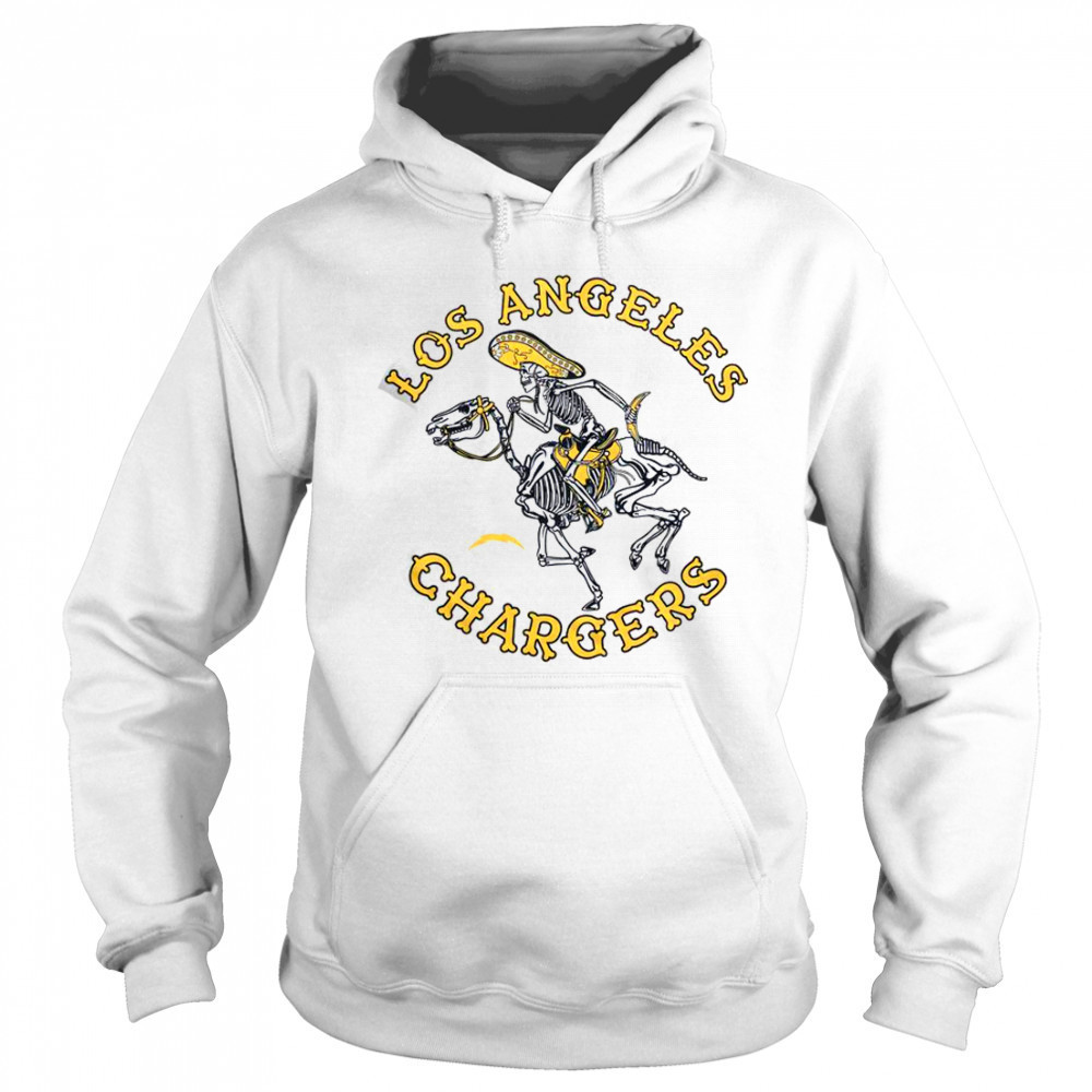 Los Angeles Chargers Dia De Los Muertos T-Shirt Hoodie