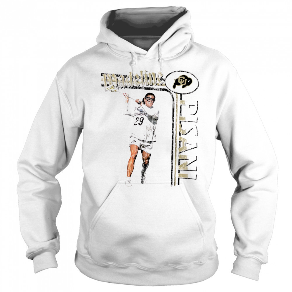 Madeline Pisani Colorado Buffaloes Lacrosse NCAA Division I Illustrated Vintage t-shirt Hoodie